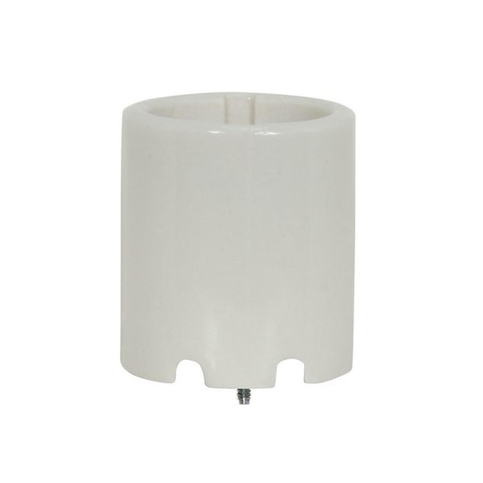 Satco 80-1681 Socket, White