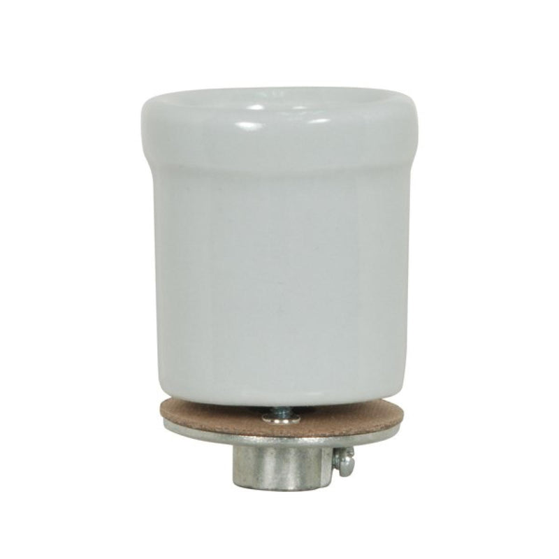 Satco 80-1682 Socket, White