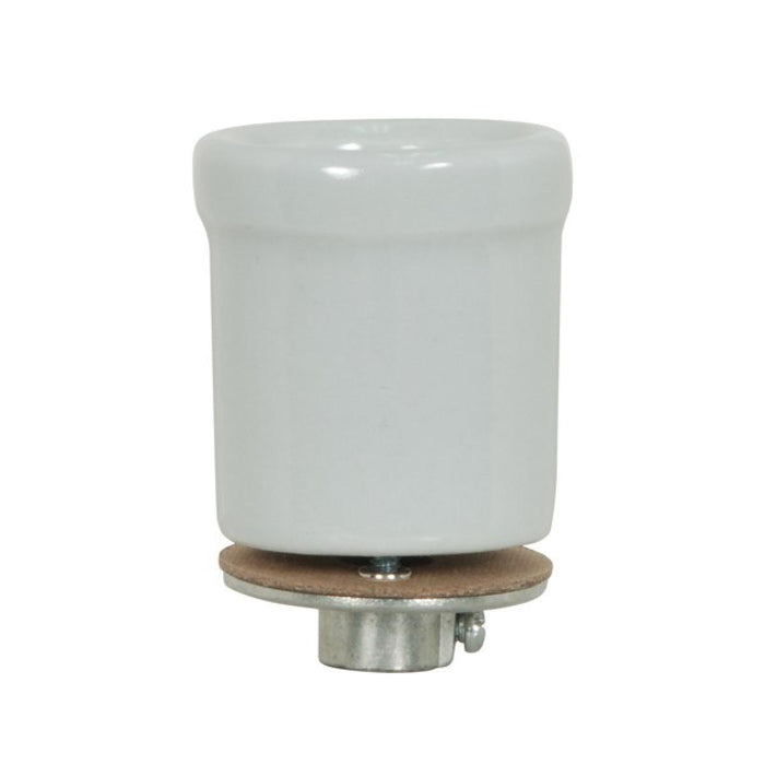Satco 80-1682 Socket, White