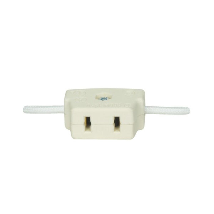 Satco 80-1690 Connector, White