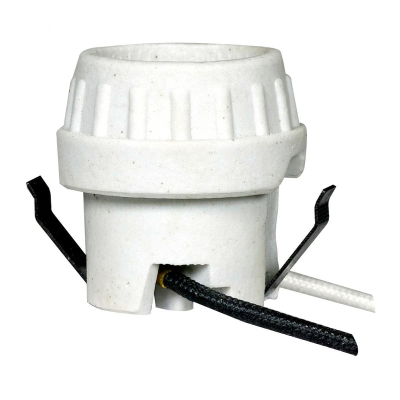 Satco 80-1691 Socket, White