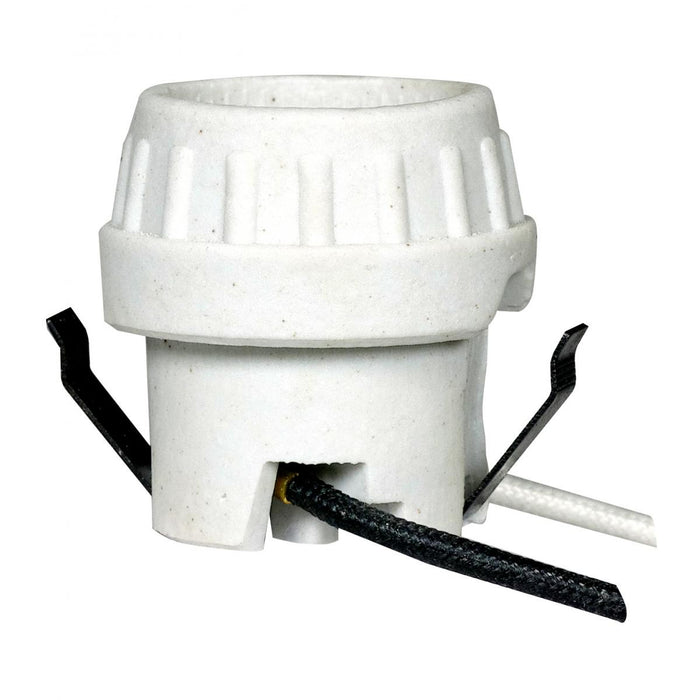 Satco 80-1691 Socket, White