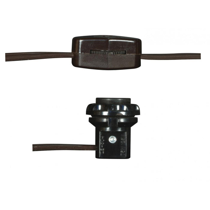 Satco 80-1693 Socket, Black