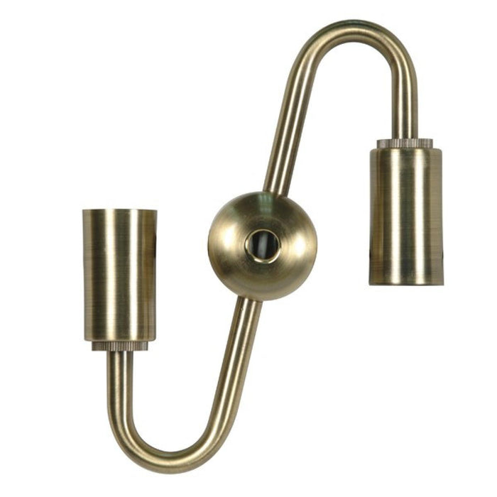 Satco 80-1709 Cluster, Antique Brass