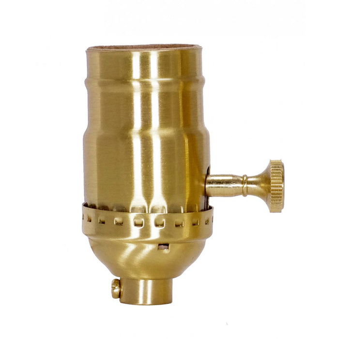 Satco 80-1737 Socket, Satin Brass