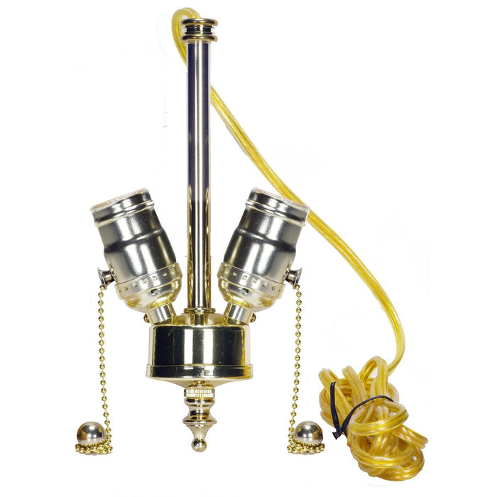 Satco 80-1763 Socket, Polished Brass