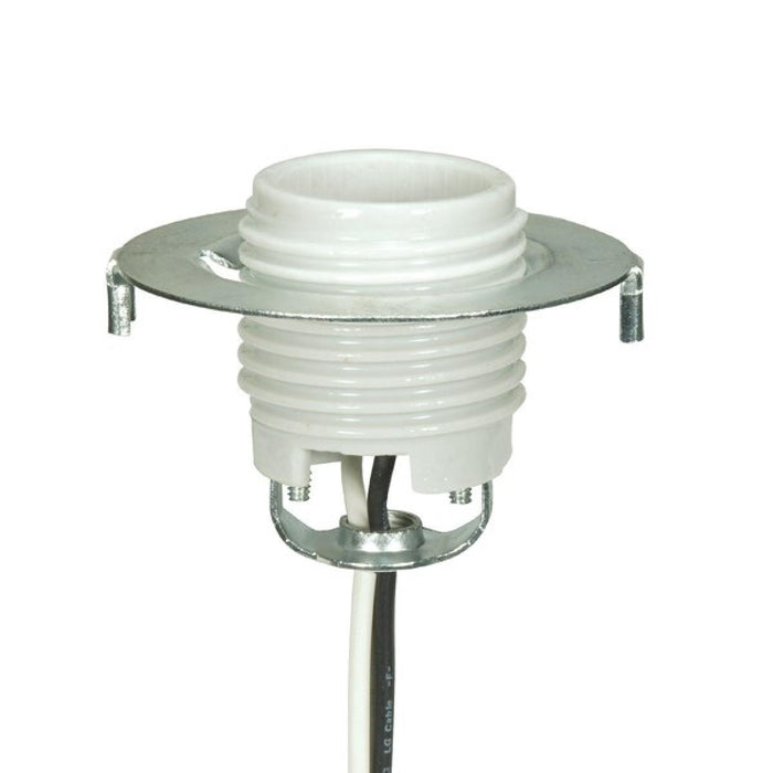 Satco 80-1768 Socket, White
