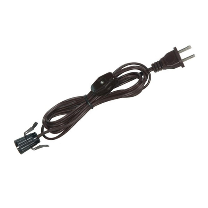 Satco 80-1784 Cord Set, Brown