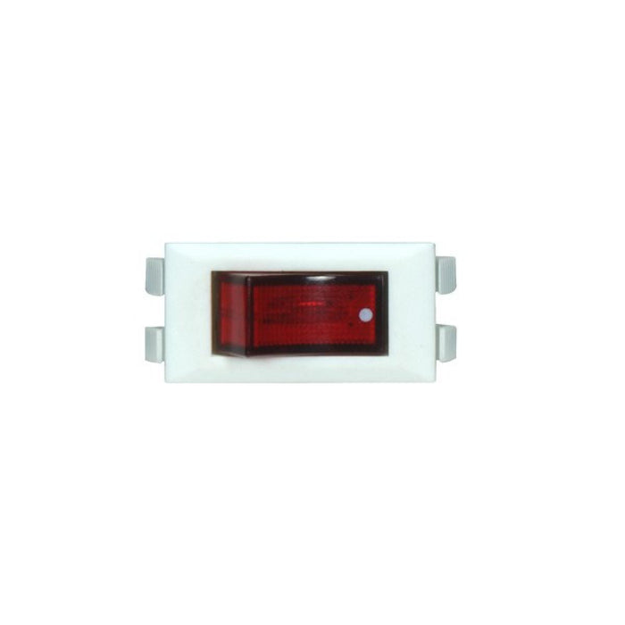 Satco 80-1820 Phenolic Rocker Switch W/Dot, White
