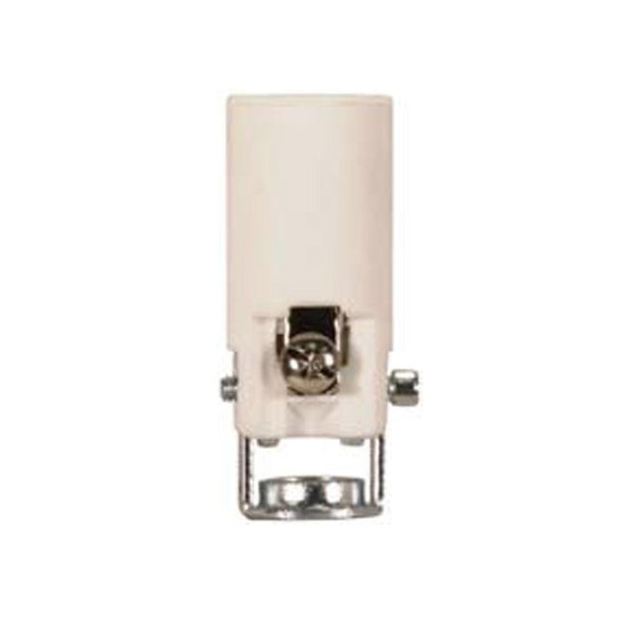 Satco 80-1893 Sockets W/Paper Liner, White
