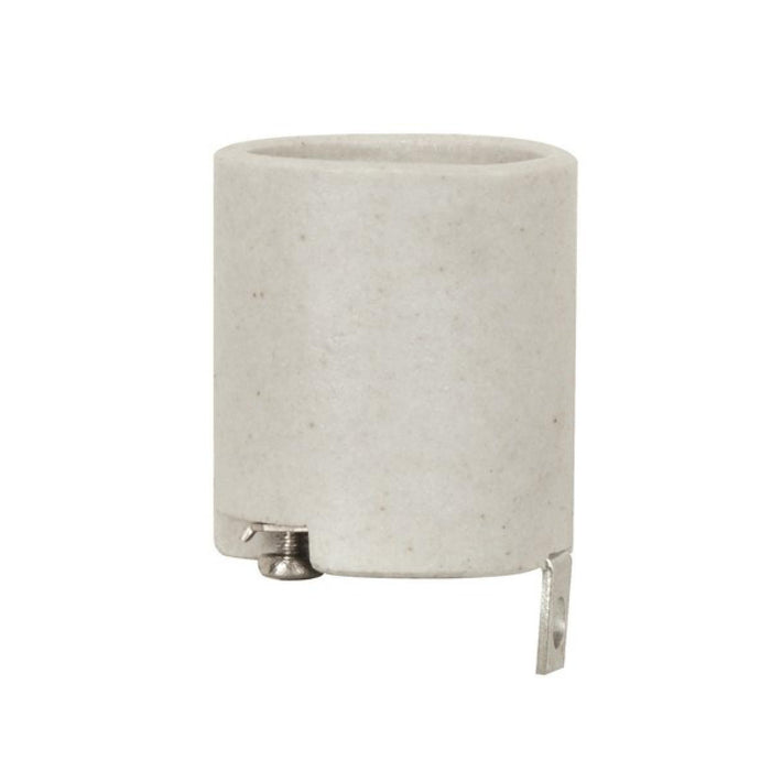 Satco 80-1925 Socket, White