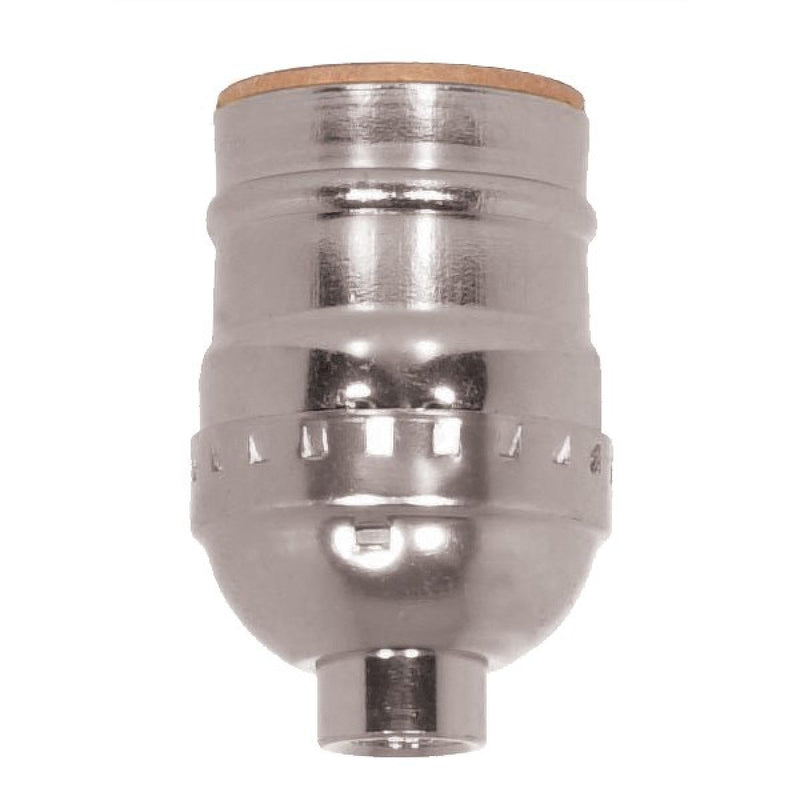 Satco 80-1981 Socket, Nickel
