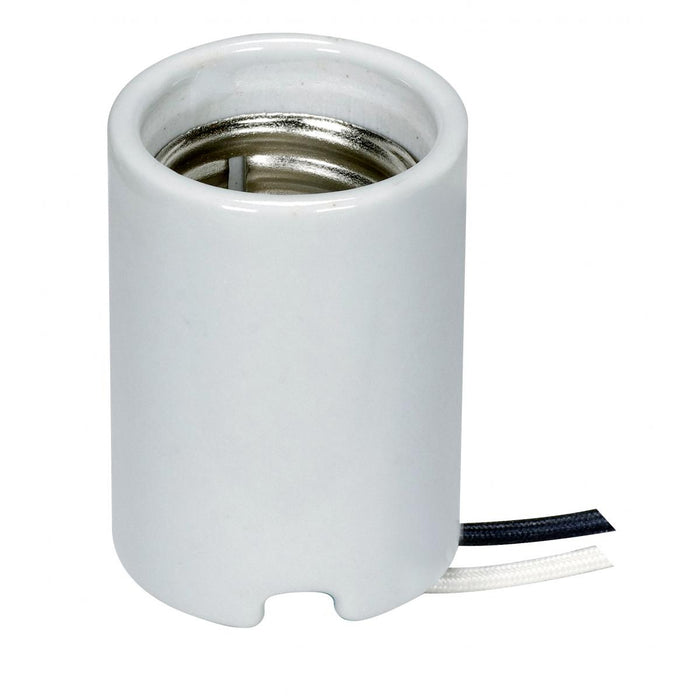 Satco 80-2031 Socket, White