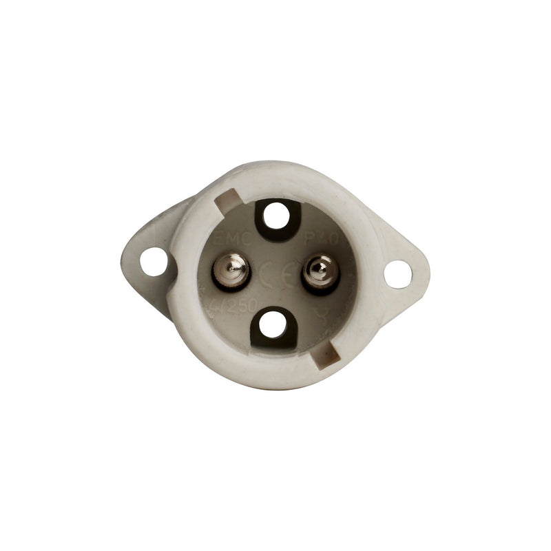 Satco 80-2035 Socket, White
