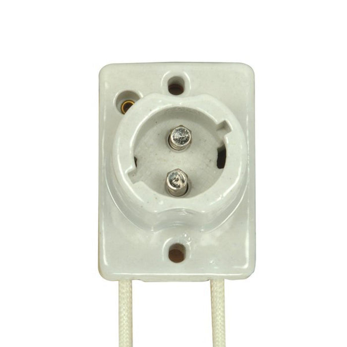 Satco 80-2035 Socket, White