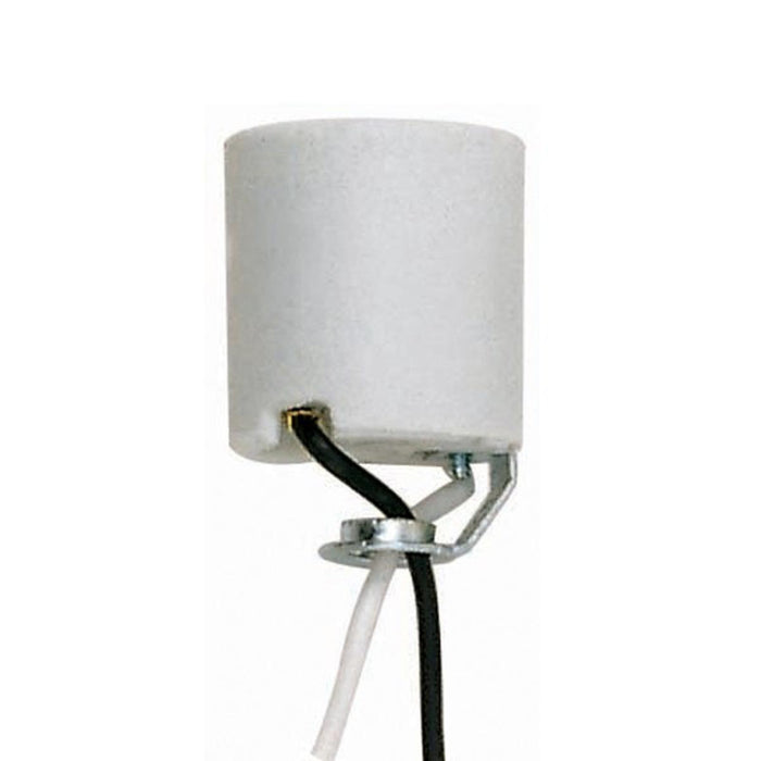 Satco 80-2042 Socket, White