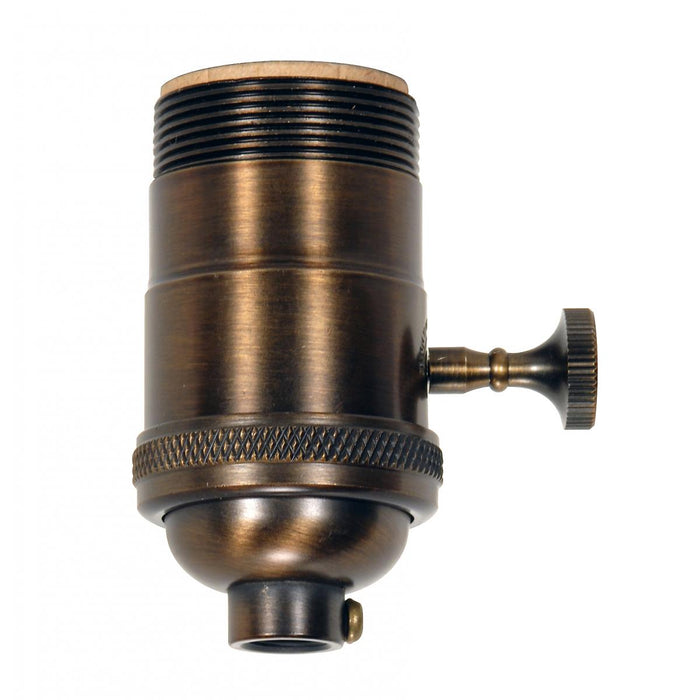 Satco 80-2153 Socket, Dark Antique Brass