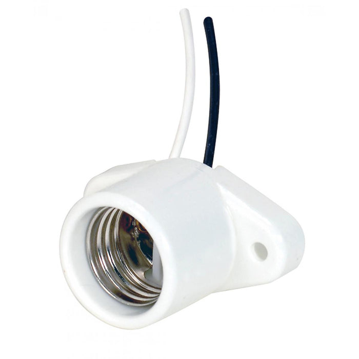 Satco 80-2164 Socket, White