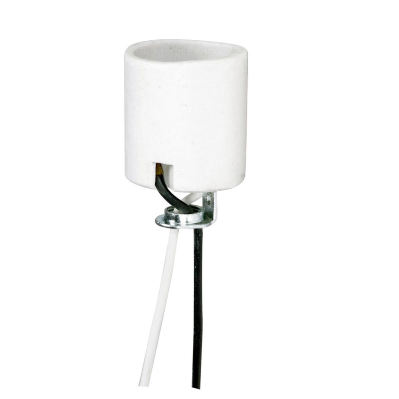 Satco 80-2182 Socket, White