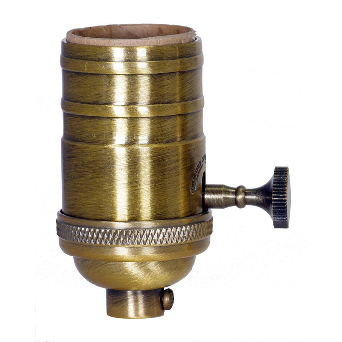 Satco 80-2209 Socket, Antique Brass