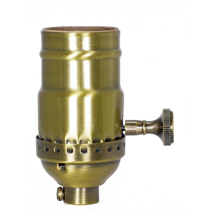 Satco 80-2211 Socket, Antique Brass