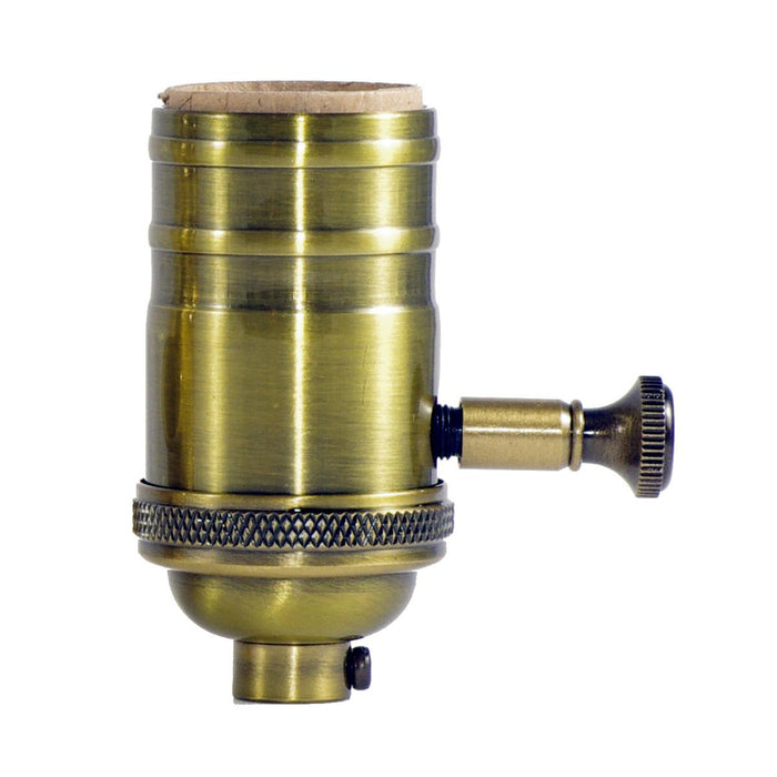 Satco 80-2220 4Pc 150W Sb Full Range T/K Reg, Antique Brass