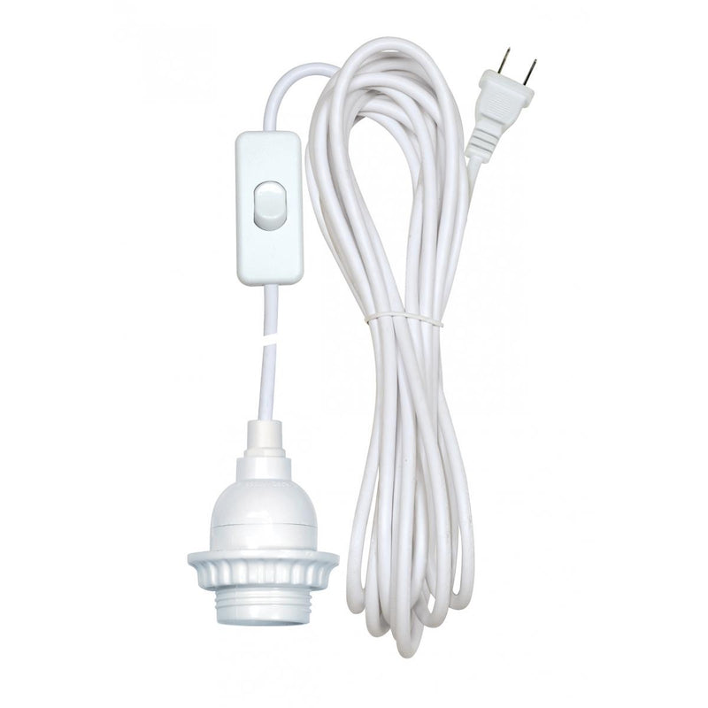Satco 80-2223 Socket, White