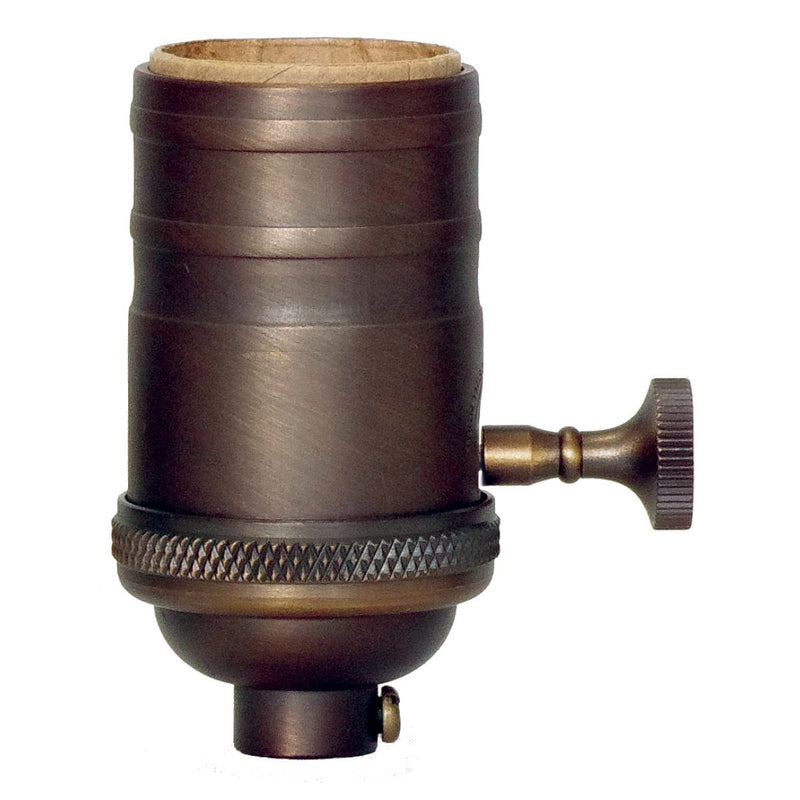 Satco 80-2253 S.B 4 Pc Cast On-Off, Dark Antique Brass