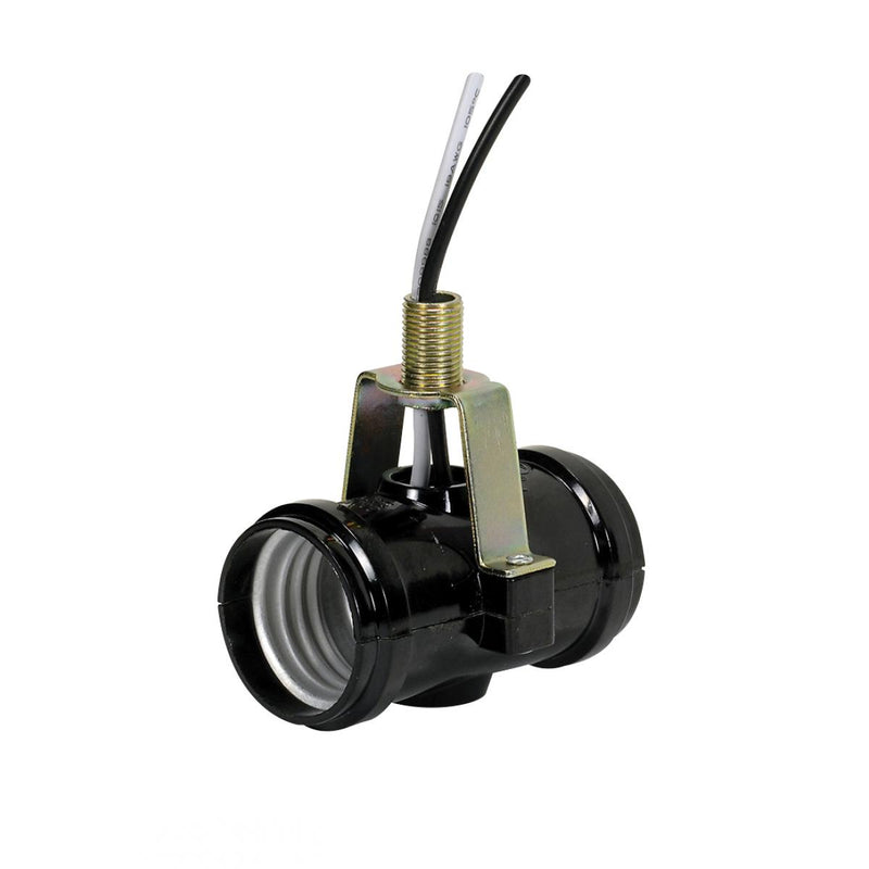 Satco 80-2267 Twin Cluster, Black