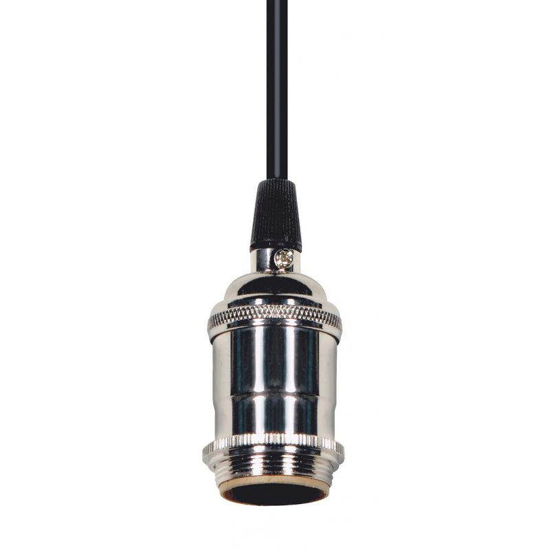 Satco 80-2271 Lampholder, Polished Nickel