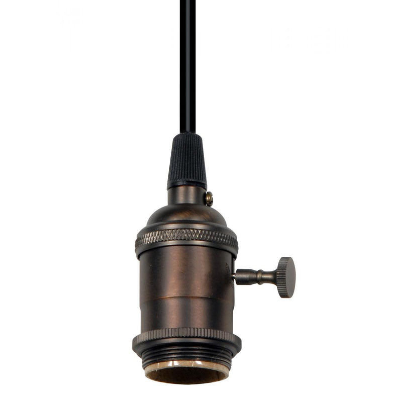 Satco 80-2272 Lampholder, Dark Antique Brass