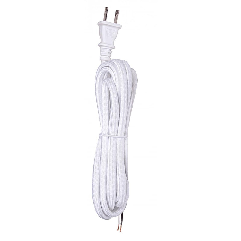 Satco 80-2291 10'Cord Set, White