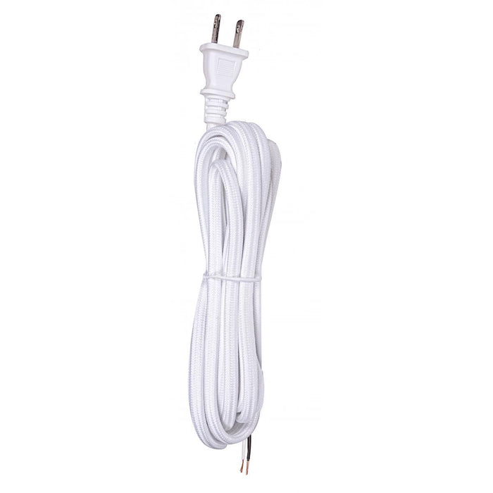 Satco 80-2291 10'Cord Set, White