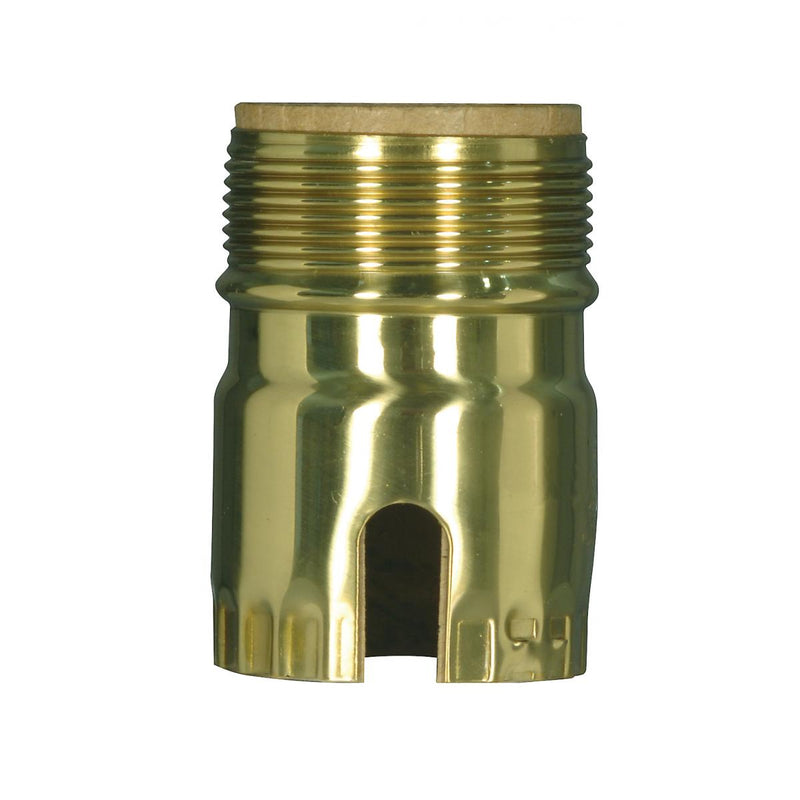 Satco 80-2300 Shell With Paper Liner, Polished Brass