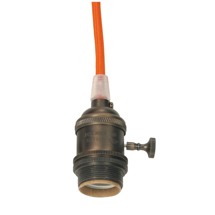Satco 80-2345 Lampholder, Dark Antique Brass
