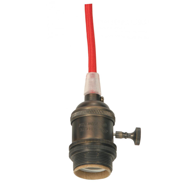 Satco 80-2380 Lampholder, Dark Antique Brass