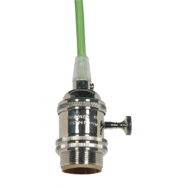 Satco 80-2431 Lampholder, Polished Nickel