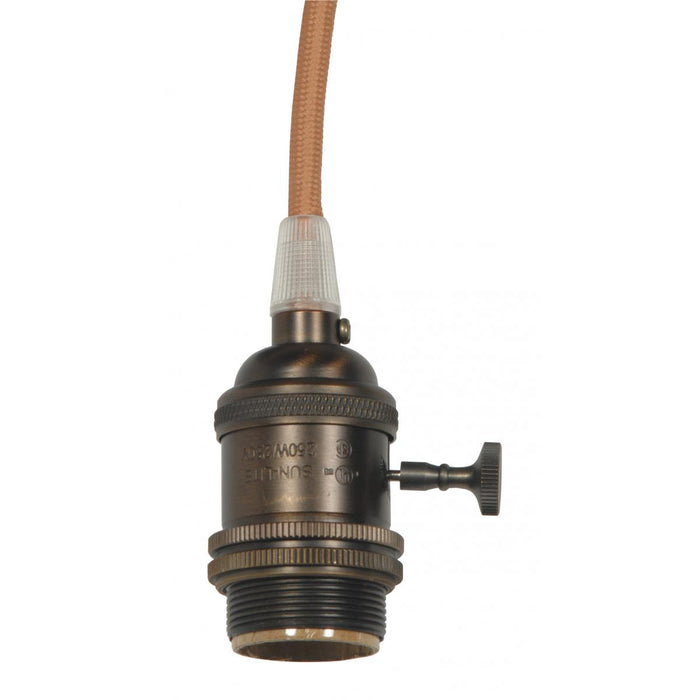 Satco 80-2432 Lampholder, Dark Antique Brass
