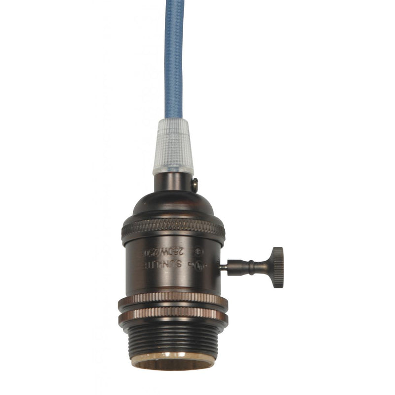 Satco 80-2434 Lampholder, Dark Antique Brass