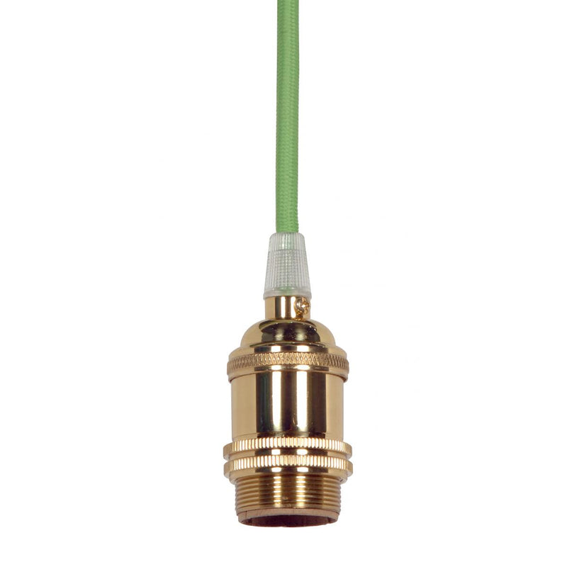 Satco 80-2460 Lampholder, Polished Brass