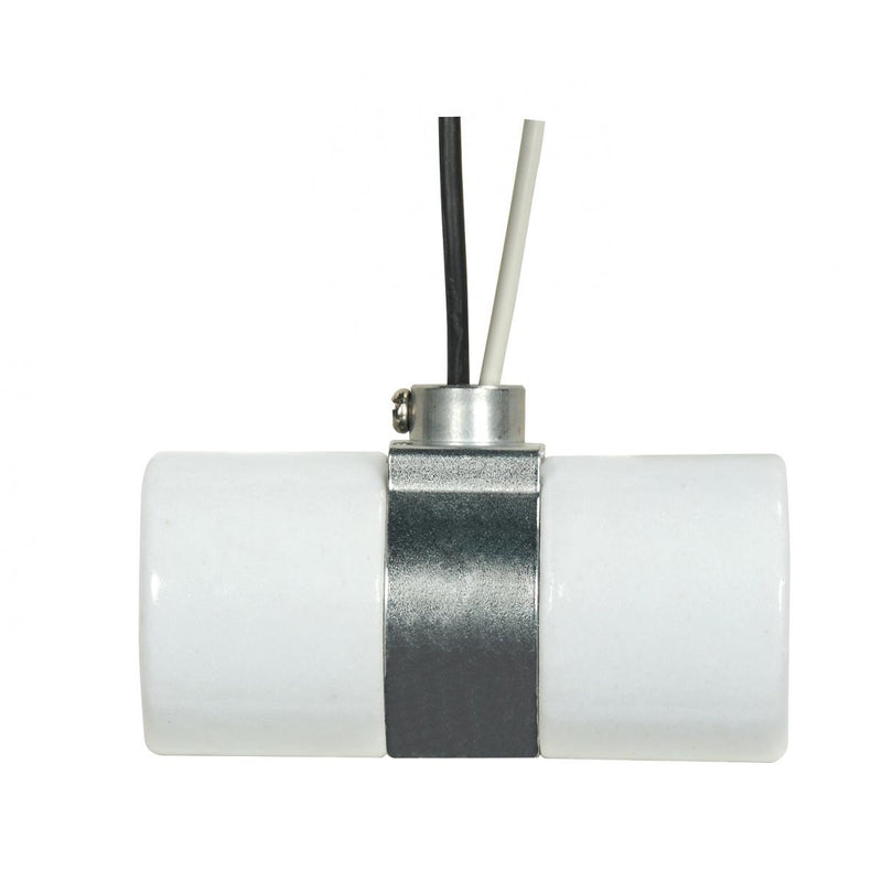 Satco 80-2492 Socket, White