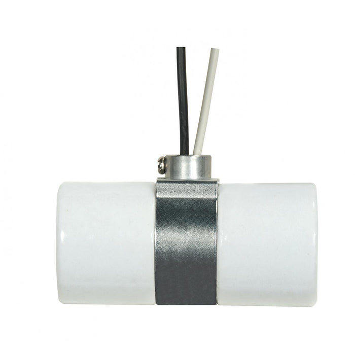 Satco 80-2492 Socket, White