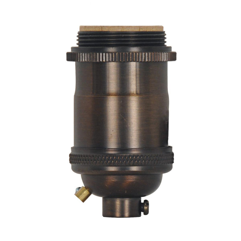 Satco 80-2568 Lampholder, Antique Brass
