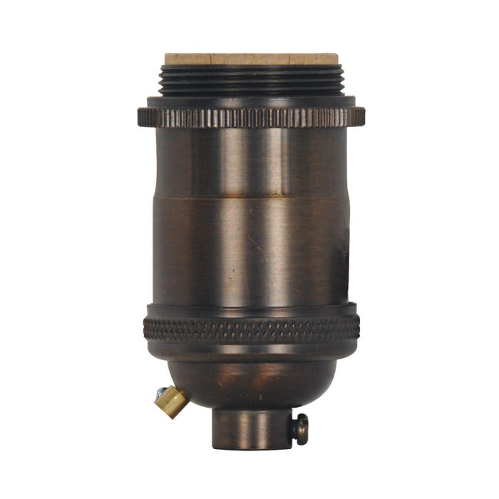 Satco 80-2568 Lampholder, Antique Brass