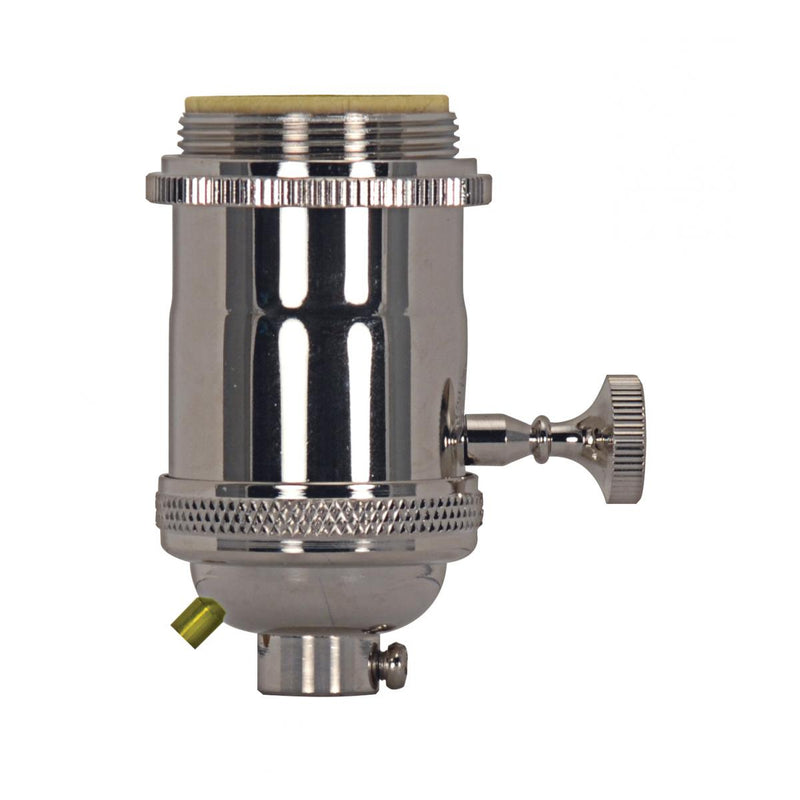 Satco 80-2570 Lampholder, Polished Nickel