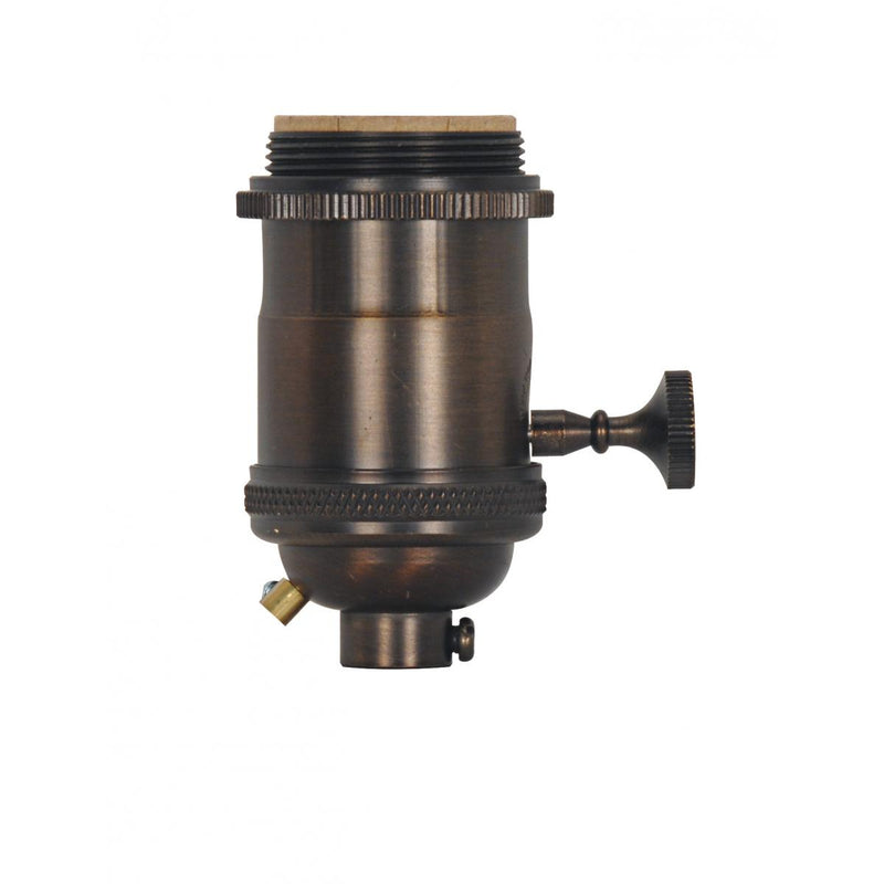 Satco 80-2572 Lampholder, Dark Antique Brass