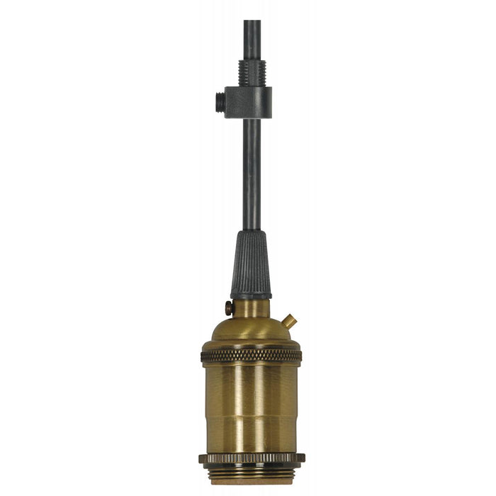 Satco 80-2575 Lampholder, Antique Brass