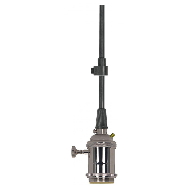 Satco 80-2578 Lampholder, Polished Nickel
