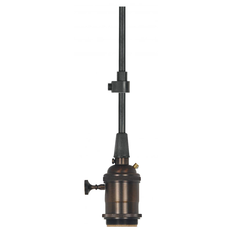 Satco 80-2580 Lampholder, Dark Antique Brass
