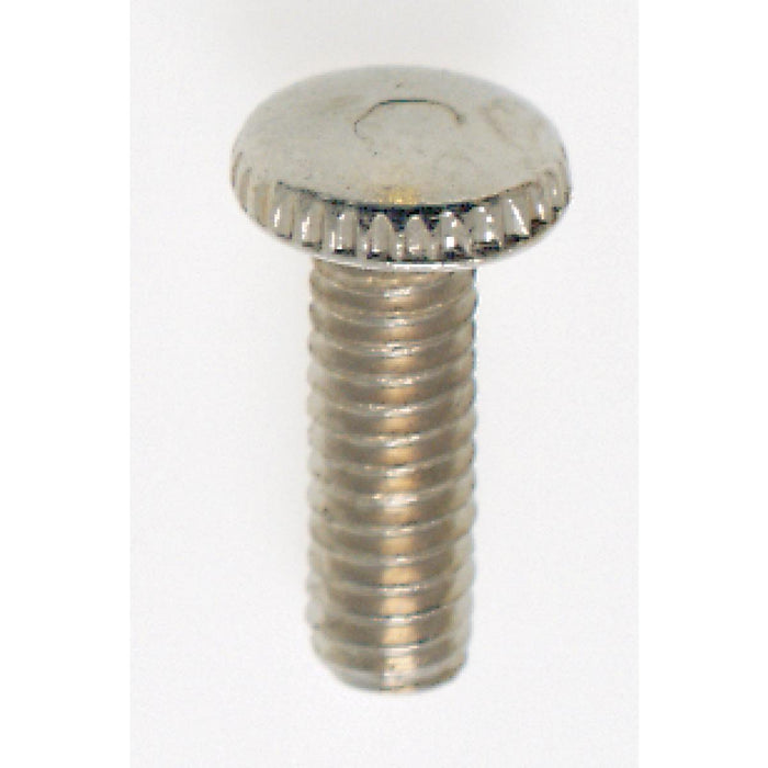 Satco 90-023 Head Thumb Screw, Nickel Plated